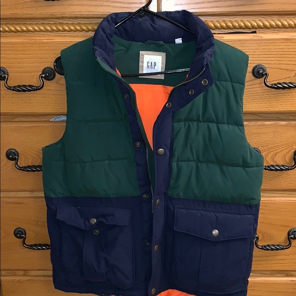 gap mens puffer vest